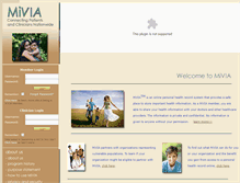 Tablet Screenshot of mivia.org